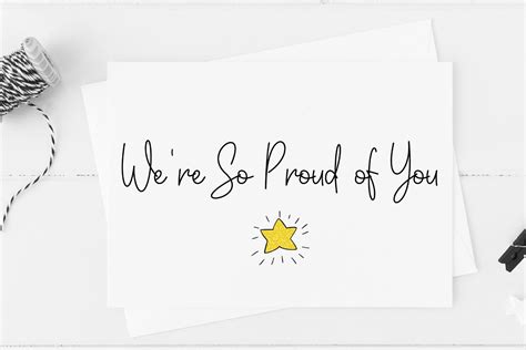 Personalised Im So Proud Of You Card Congratulations New Etsy