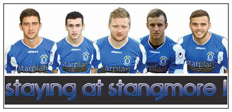 Five Players Sign New Deals – Dungannon Swifts FC