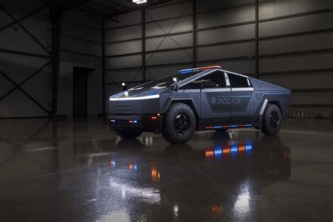 Irvine Pd Unveils Tesla Cybertruck Dare Program Fleet Unit