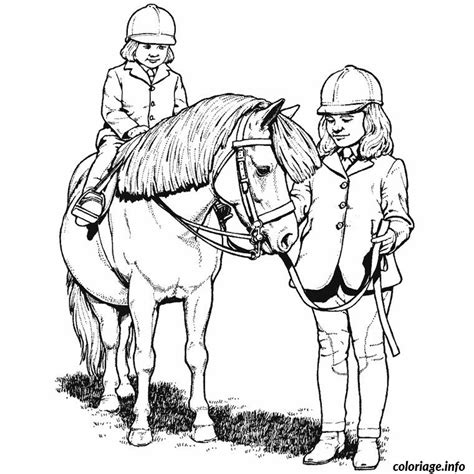 Coloriage Chevaux De Course Jecolorie