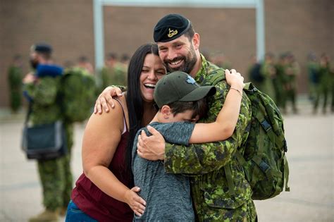 Petawawa Military Personnel Return Home From Operation Reassurance