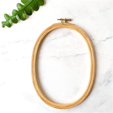 Oval Embroidery Hoop Premium Quality Studio Koekoek