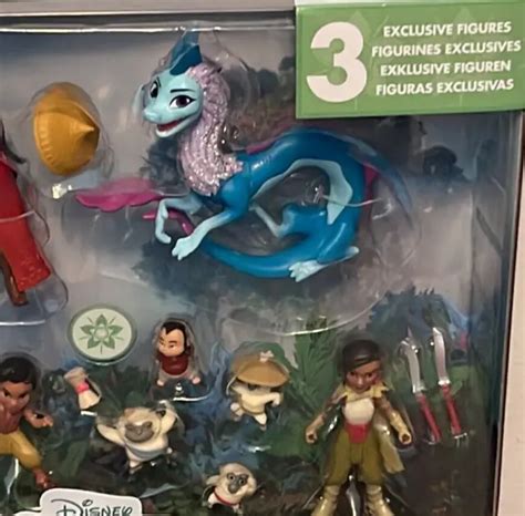 DISNEY RAYA UND Der Letzte Drache Land Of Kumandra Figurenset 3