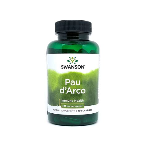 SWANSON Pau d’Arco 500mg kapsulas N100 – Homeopātiskā Interneta Aptieka