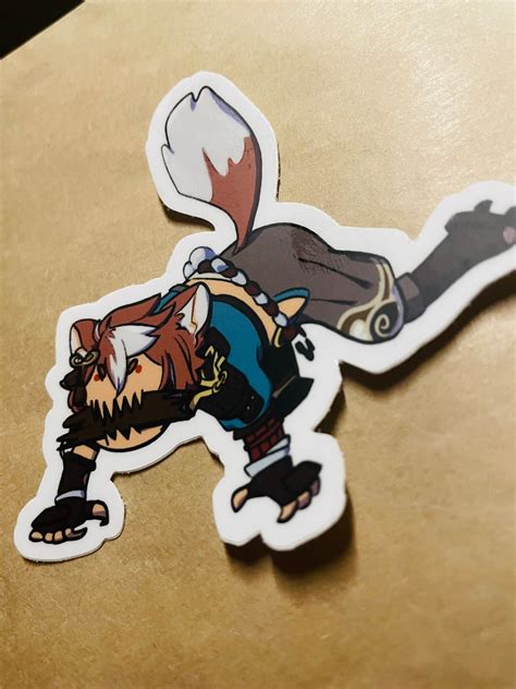 Gorou Feral Genshin Sticker Etsy Canada