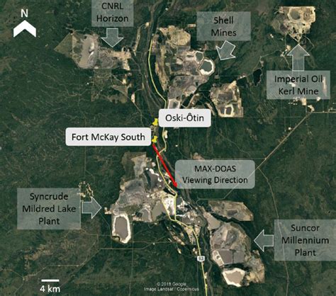 Location Of Field Sites Fort Mckay South And Oski Ôtin And Major