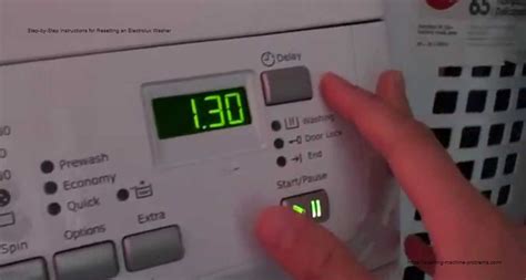 How To Easily Reset Your Electrolux Washer Washing Machine Problems