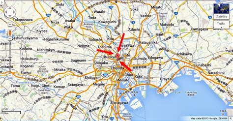 Detail Tokyo Dome City Location Map - PORTAL BJ