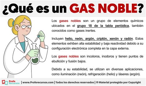 Qu Es Un Gas Noble Ejemplos De Gases Nobles