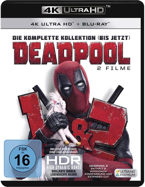 Deadpool 1 2 Complete Collection 3xblu Ray 4k 3xblu Ray Ryan