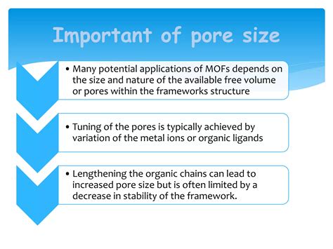 Mof Metal Organic Frameworks Ppt