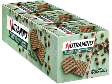 Nutramino Nutra Go Protein Wafer Proteine Wafels Hazelnoot X