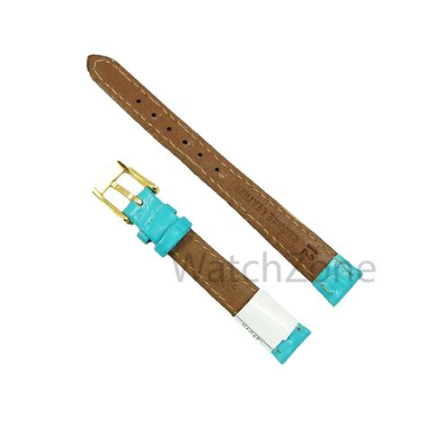 Curea Ceas Piele Naturala Turcoaz Nagata 12mm 14mm 16mm 20mm