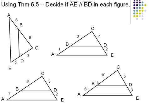 Parallel Lines Divide Triangles