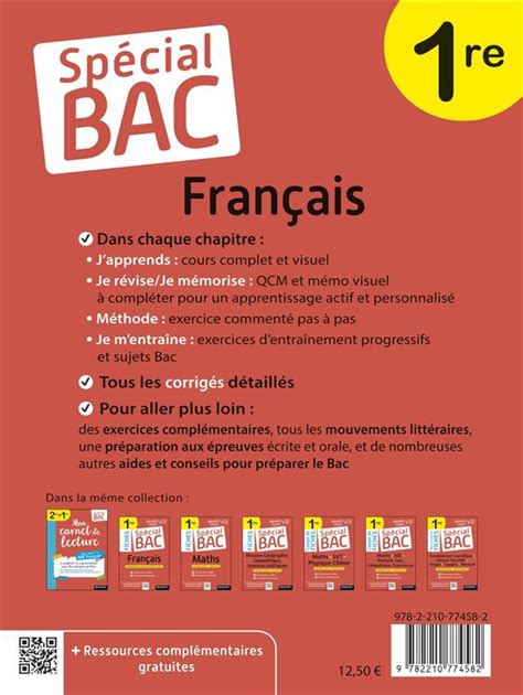 Sp Cial Bac Fran Ais Re Cours Complet M Thode Exercices Et