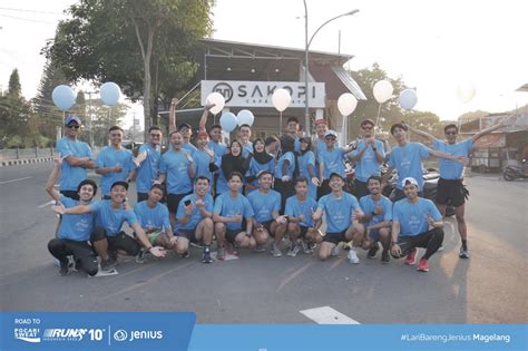 Keseruan Lari Bareng Jenius Dalam Road To Pocari Sweat Run Indonesia 2023