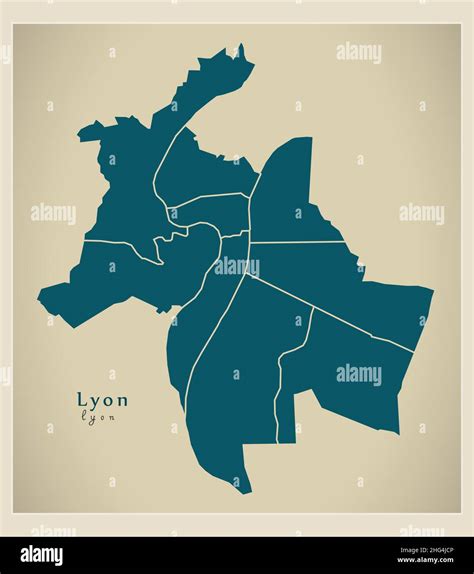 Décrypter 54 imagen carte de lyon et ses quartiers fr thptnganamst