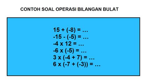 Sifat Operasi Pengurangan Bilangan Bulat Contoh Soal Dan Pembahasan