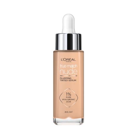 Loreal True Match Nude Tinted Serum Tono 2 3 Light Pale 30Ml Farmadon