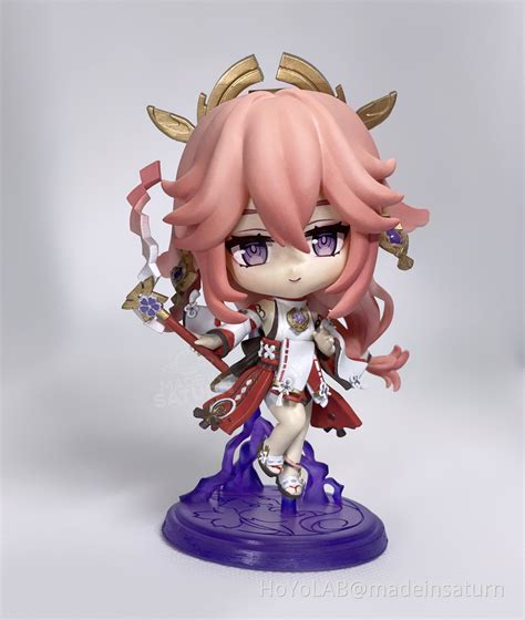 My Chibi Yae Miko Figure Genshin Impact Hoyolab