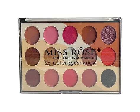 Paleta de Sombras Professional Eyeshadow 15 Cores Miss Rôse Make no