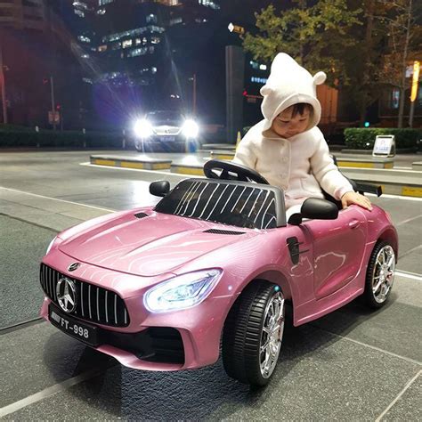 Kids Electric Car Mercedes Benz Kid car Pink Girl Car Remote Control ...