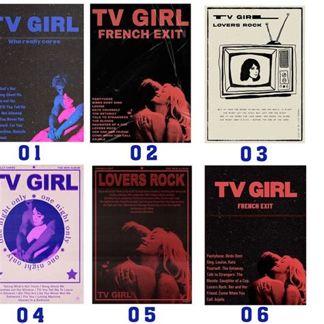 Tv Girl French Exit Album Poster Etsy