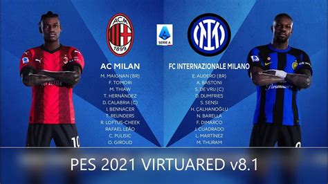 Derby Della Madonnina Pes Gameplay Virtuared V Ac