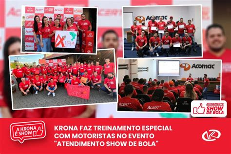 Krona Faz Treinamento Especial Motoristas No Evento Atendimento