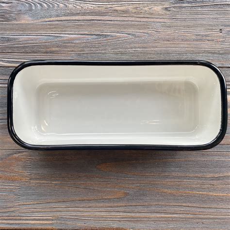 White Enamel Tray Dish