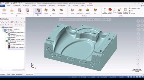 Mastercam Rough Youtube