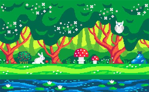 Cute Pixel Background