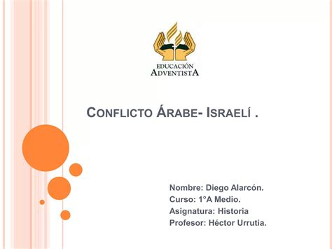 Ppt Alumnos 1a Conflicto Arabe Israelí Ppt