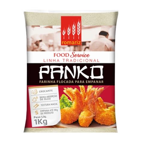 FARINHA EMPANAR PANKO ROMARIZ 1 KG Cecoti