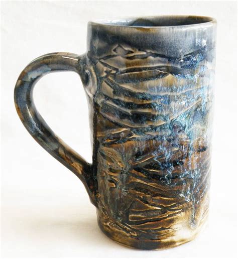 Artisan Coffee Mug 18oz Stoneware 18c055 Etsy Mugs Stoneware