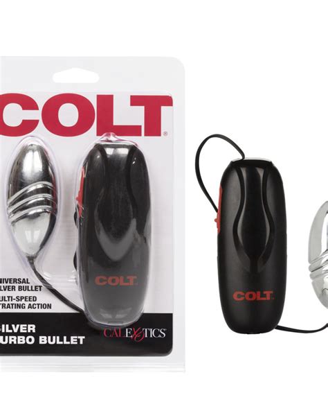 Colt Turbo Bullet Silver Spankys Adult Emporium