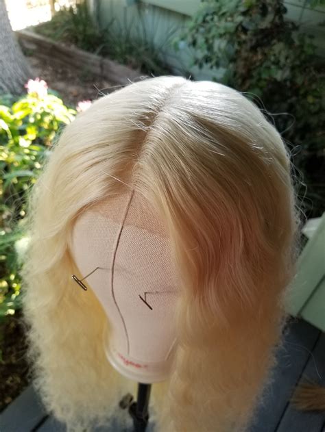 Super Long Lace Front Blonde Wig Synthetic Wavy 40 Inch Etsy