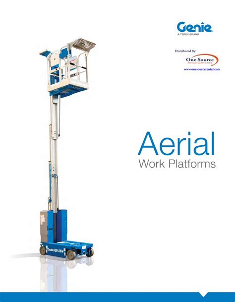 PDF Genie Vertical Mast Lifts Brochure The Patented Genie Mast