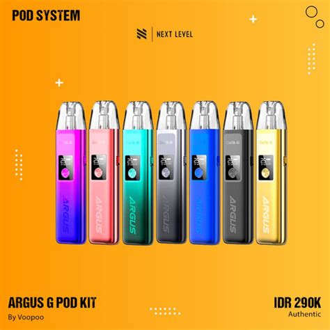 Promo Voopoo Argus G 25W 1000mAh Pod Kit By Voopoo Pod Kit Kota