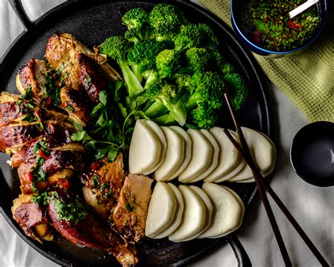 Chinese Style Roast Chicken Platter