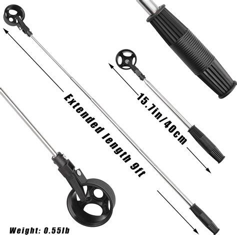 Prowithlin Stainless Extendable Golf Ball Retriever Bundle 2 Grabbers