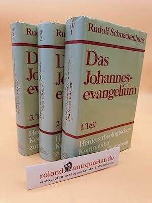 Das Johannesevangelium Band 1 Einleitung Und Kommentar Zu Kap 1 4