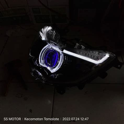 Jual Headlamp Lampu Depan Custom Projie Biled Aes Turbo Se Non Laser