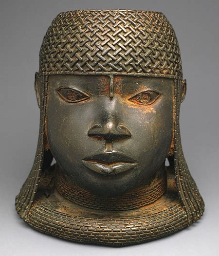 Benin bronze hip masks and Benin Oba commemorative heads - RAND AFRICAN ART