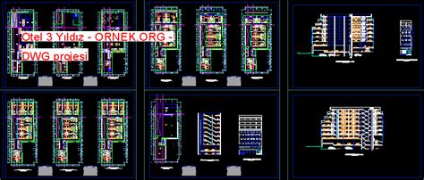 Otel Y Ld Z Dwg Projesi Autocad Projeler Hot Sex Picture