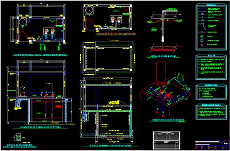 Cisterna En AutoCAD Librería CAD