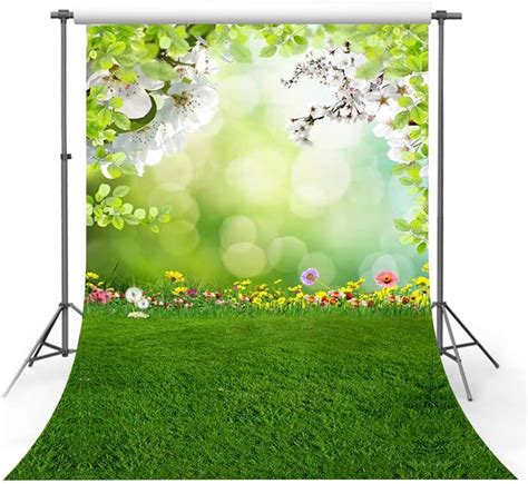 Amazon MEHOFOTO Spring Photography Backdrop Happy Easter Green