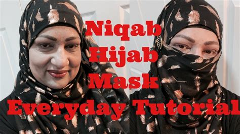 Hijab With Mask Full Tutorial Step By Step Hijabs And You Youtube