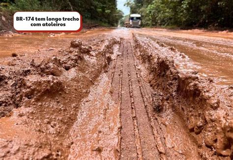 Buracos lama e motoristas medo única rodovia que liga RR ao resto