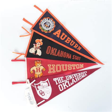 Duke Auburn And More Collegiate Pennants 1970s2000s Ebth